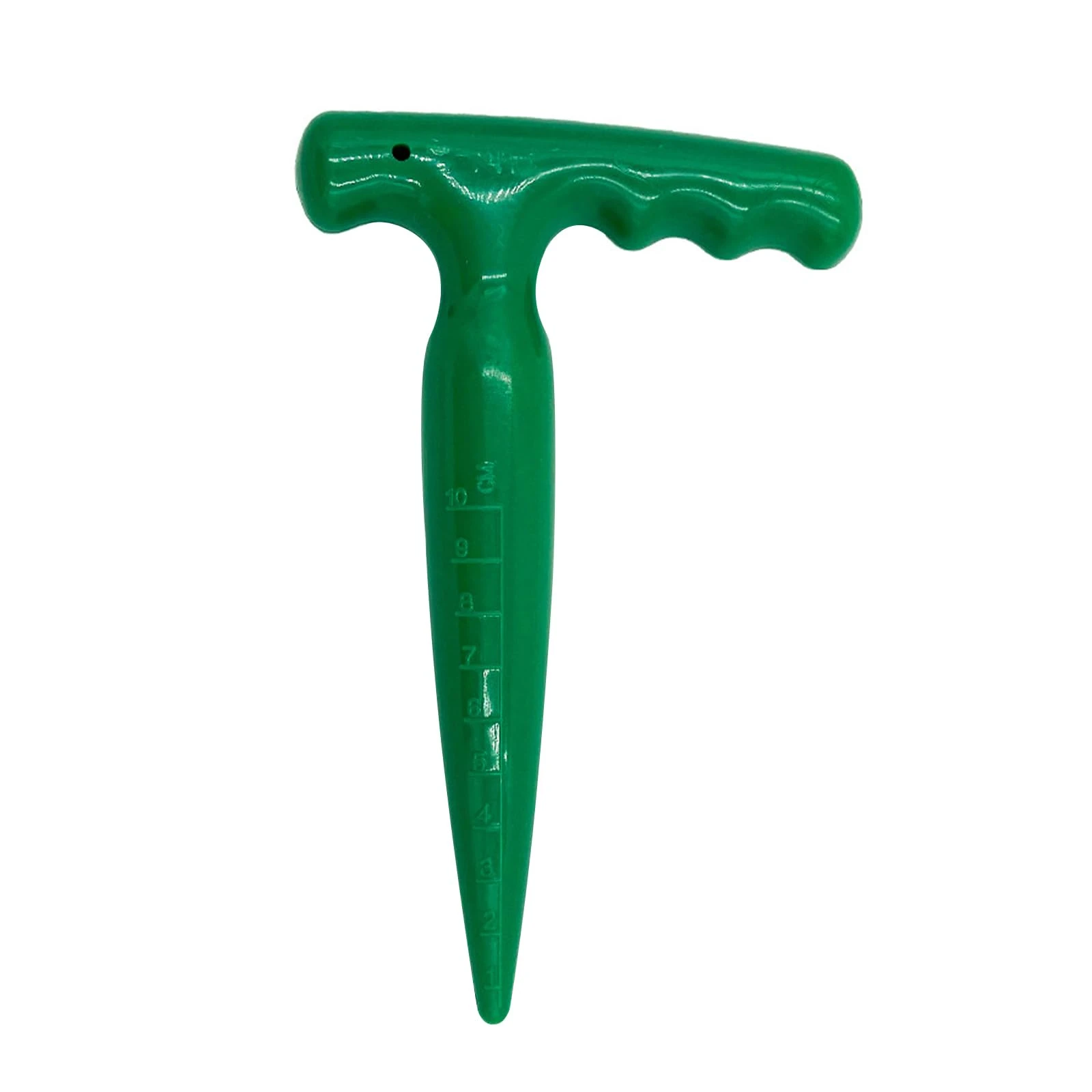 Bulb Planter & Dibber Tool – Durable ABS Plastic Seed Planting Dibber with 1-10 cm Depth Scale, Ergonomic Handle, Precise Soil Transplanter for Flower, Vegetable & Herb Gardening