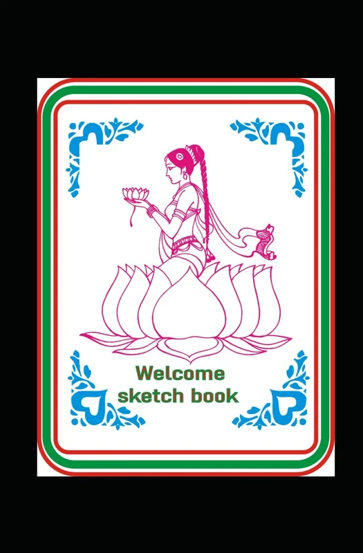Welcome sketch book: kids coloring book