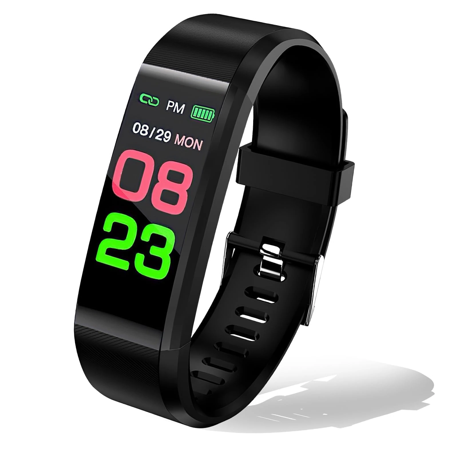 Fitness Tracker Activity Tracker with Heart Rate Sleep Monitor Smart Watch with Step Calories Counter Pedometer Blood Oxygen IP67 Waterproof with 14 Sports Mode Plug Into Computer for Charging