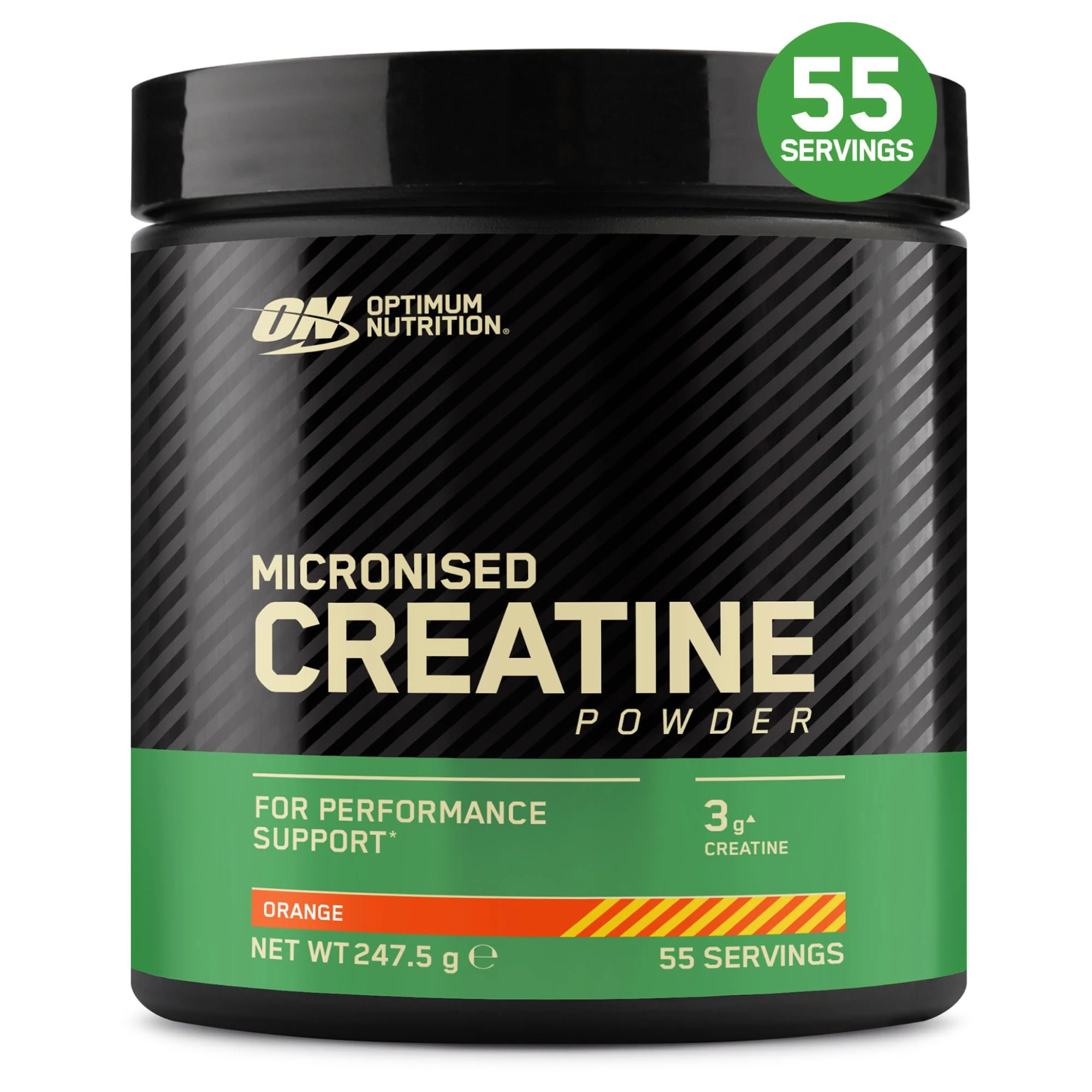 ON Creatine Powder Flavoured - Orange 247.5g 55 Serve