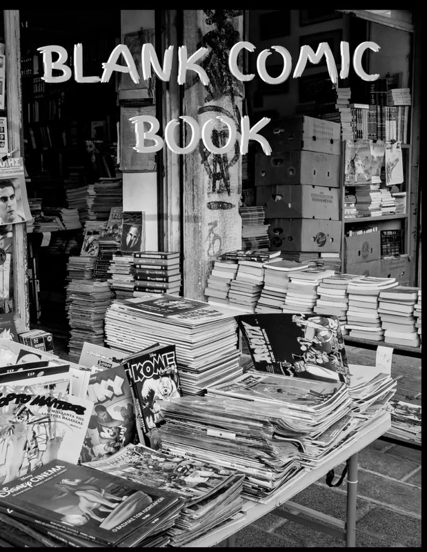 Inkspire: Create your own Comic Book: A Blank Comic Book for Future Creatives:: Unleash Your Inner Artist – 110 Epic Comic Templates