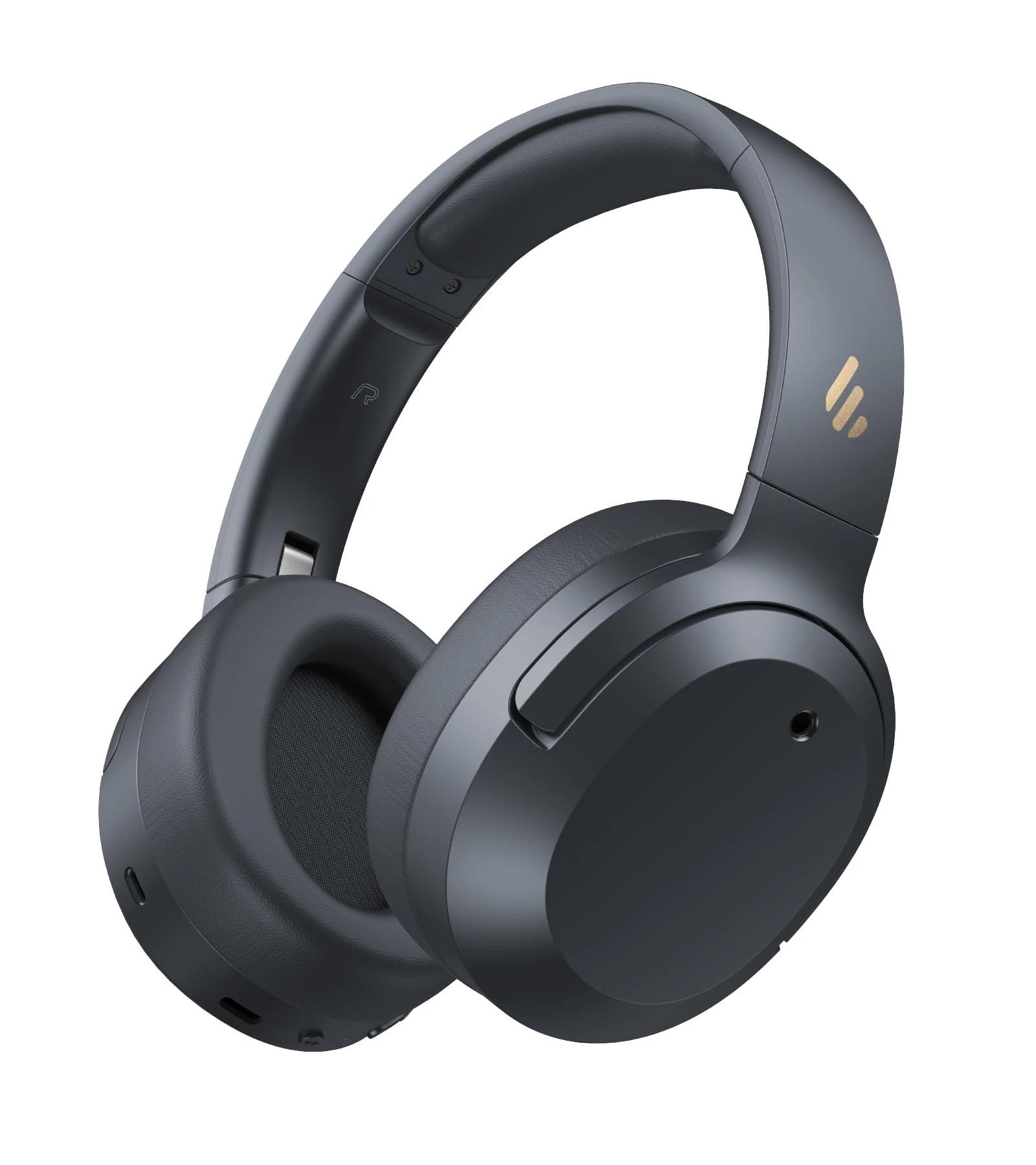 Edifier W820NB Plus Gen 2 Foldable Wireless Over-Ear Noise Cancelling Headphone, -49 dB ANC, LDAC Hi-Res Audio, 88H Playtime, Spatial Sound, AI Clear Calls, Bluetooth V6.1 & Multipoint - Dark Gray