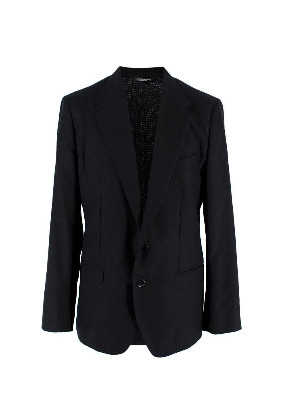 Pre-Loved Men's Dolce&Gabbana Black Cashmere Blend Blazer