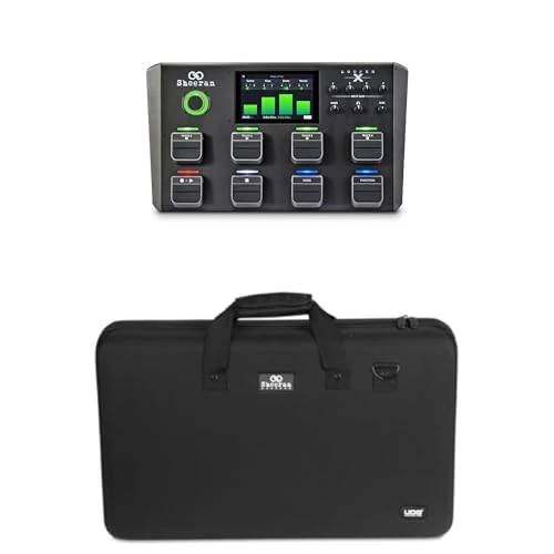 SHEERAN LOOPER X Multi-Track Looper Workstation with 8 Pedals for Guitar, Bass, Keyboard, Vocals, with Touch Screen, Multi-FX Engine, Audio Interface, and UDG Creator Hardcase