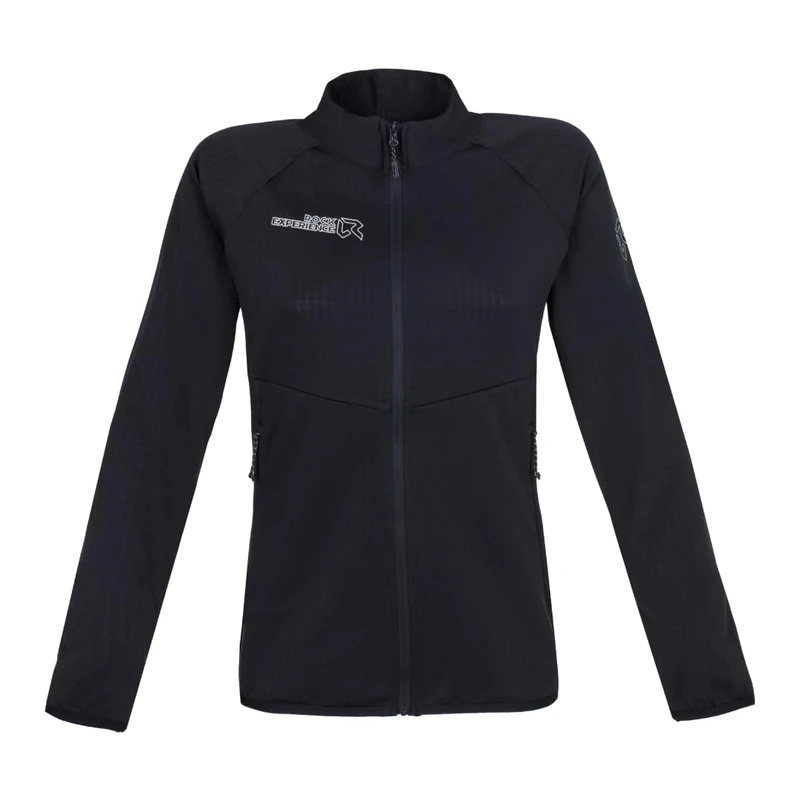 Rock Experience | RE.Albatross FZ Woman Fleece | Outdoor Hiking Sweatshirt Black