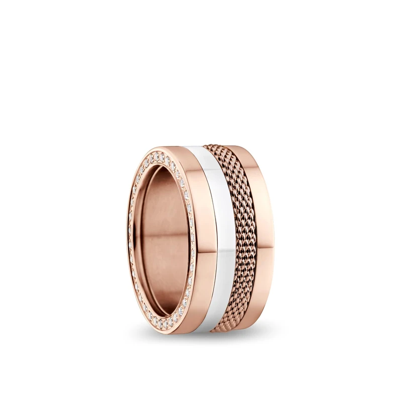 BERING Amstel 8, Stainless Steel, Cubic Zirconia