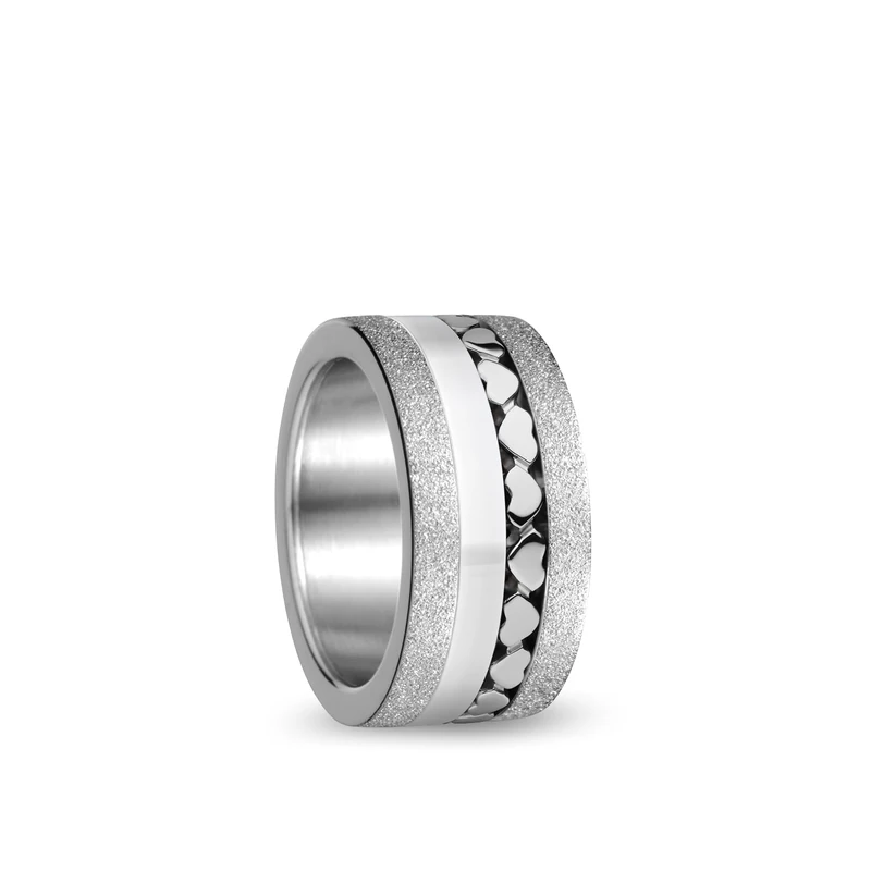 BERING Tiber 10, Stainless Steel, No Gemstone, Stainless Steel, No Gemstone