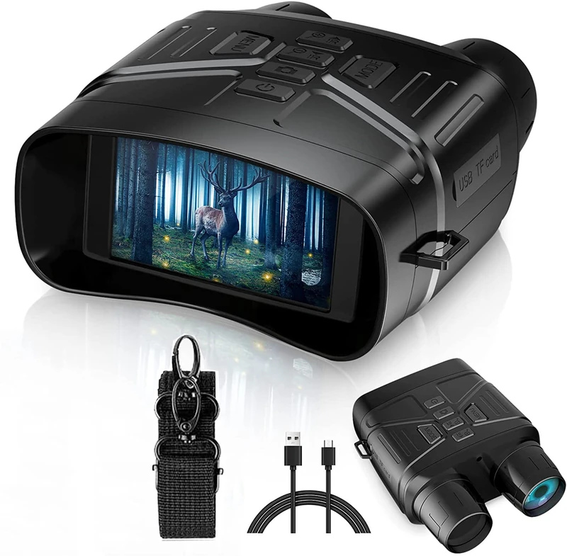 Zstar Night Vision Device Nv4000 4K Night Vision Binoculars 3 Inch Large Screen 5X Digital Zoom Infrared Night Vision Glasses Infrared Binoculars for Camping, Hunting & Safety - Image 1