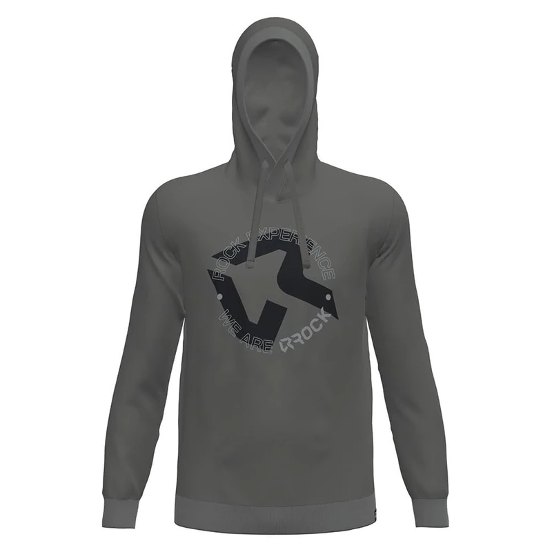Rock Experience Mens Precipizio Hoodie Man OUTDOOR SWEATSHIRT, Dark Grey, 3XL EU - Image 1