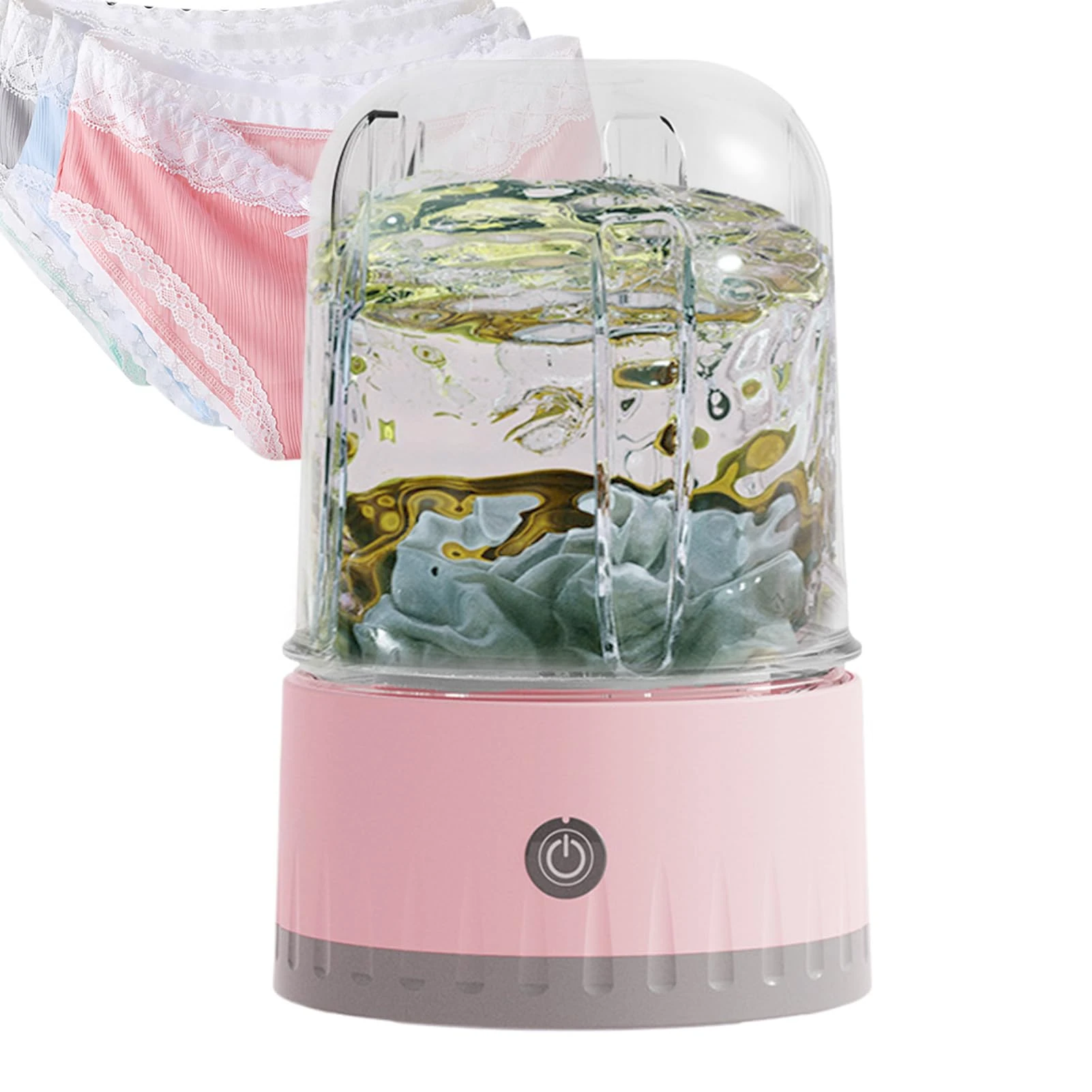 yakermur Travel Washing Machine, Camping & Travel Washing Machine - Multifunctional Washing Machine for Underwear, Socks & Small Laundry