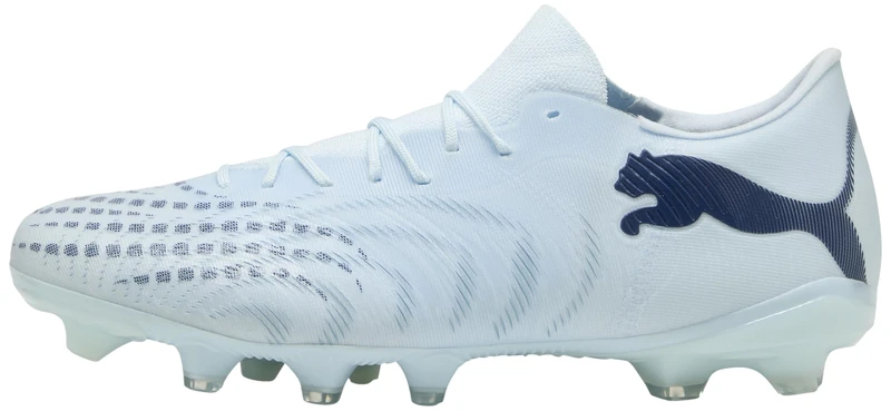 PUMA Unisex Future 9 Match Fusion Firm Ground/Artifical Ground Football Boots, ICY Blue-Blue Jewel, 8.5 UK