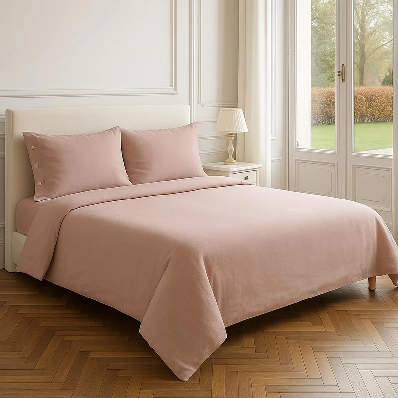 BELLORA 100% Soft Cotton Duvet Cover Set Double Duvet Cover Cotton - Image 1