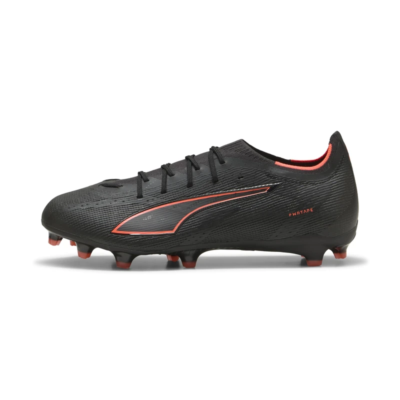 PUMA Unisex Ultra 6 PRO Firm Ground/Artifical Ground Football Boots, PUMA Black-PUMA Red, 8.5 UK