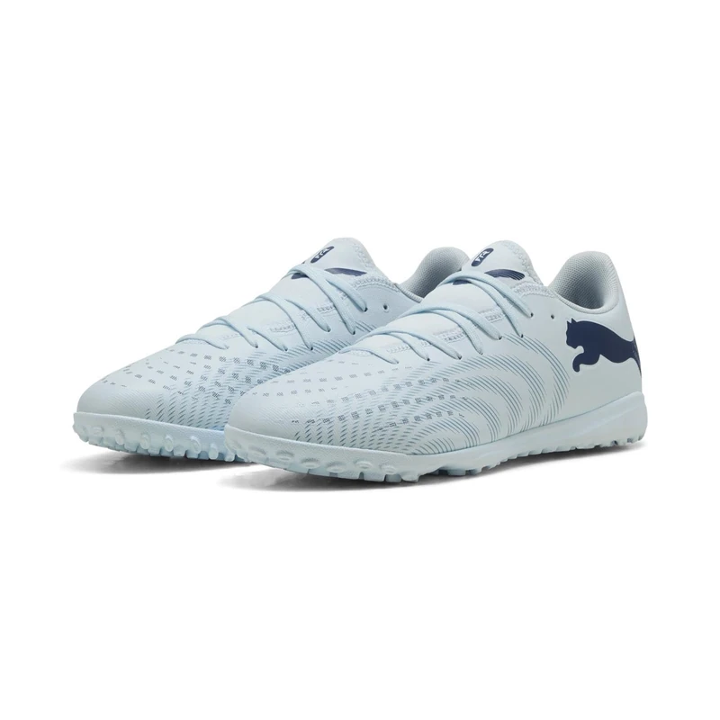 PUMA Unisex Future 9 Play Turf Football Boots, ICY Blue-Blue Jewel, 9.5 UK