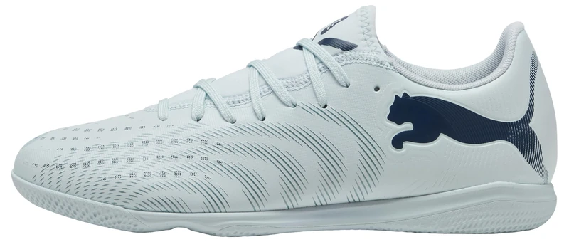 PUMA Unisex Future 9 Play Indoor Training Football Boots, ICY Blue-Blue Jewel, 3.5 UK