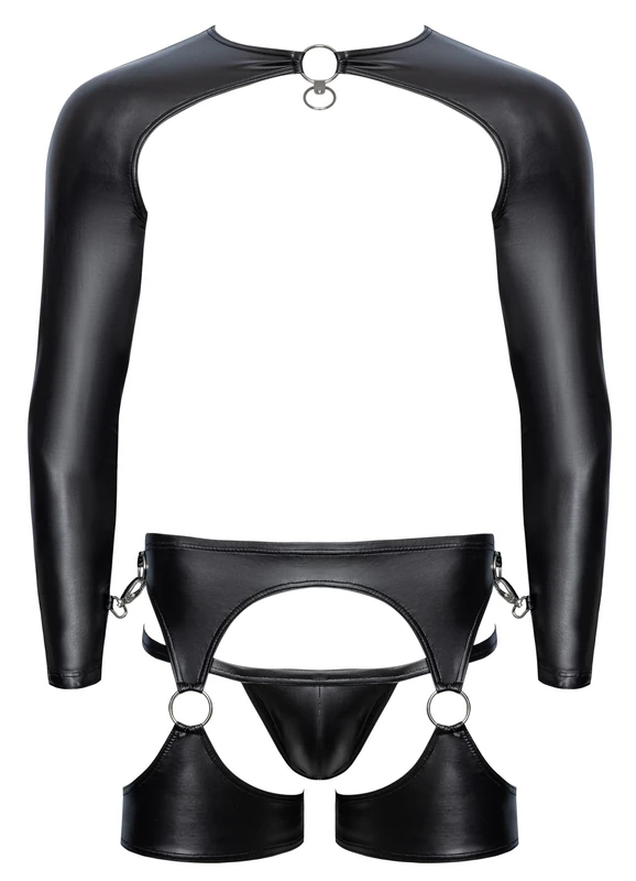 Svenjoyment Bondage Men's Bondage Set 3 pcs. Black L