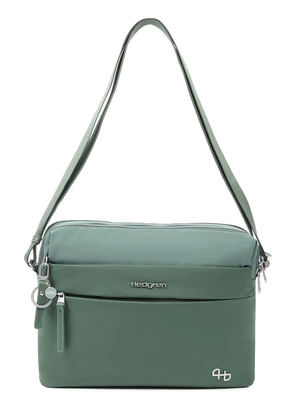 Hedgren Unisex's Mori A4 Crossover 13" + RFID, Duck Green, Talla única