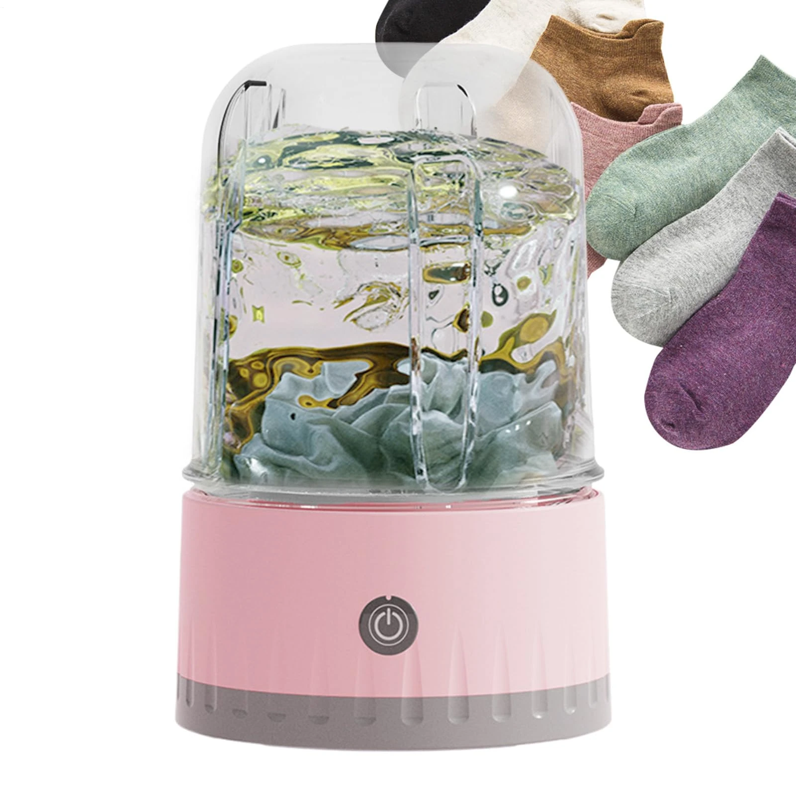 Portable Washer, Panty Laundry Machine, Portable Wireless Silent Underwear Washing Machine for Travel Apartment Camping Dormitory