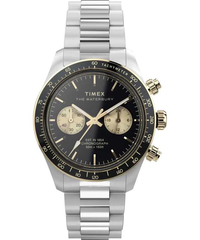 Timex Men Chronograph Watch Waterbury Heritage