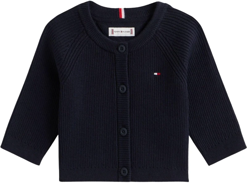 Tommy Hilfiger Newborn Essential Regular Cardigan LS KN0KN01846 Blue (Desert Sky) 12 Month
