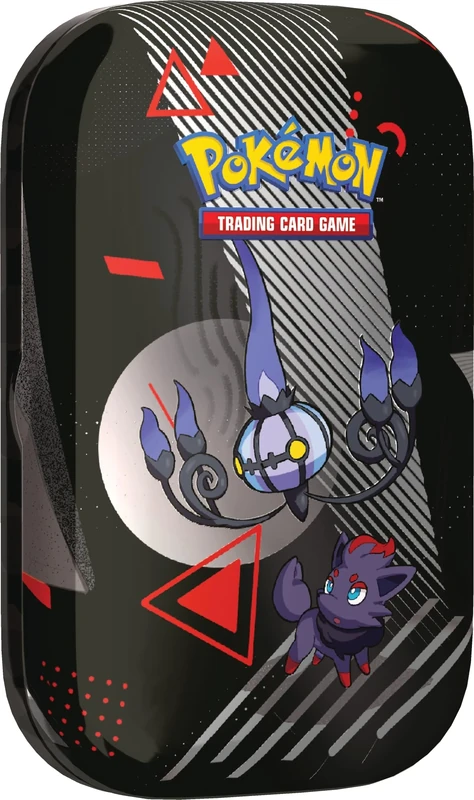 Pokémon TCG: Unova Mini Tin – Chandelure & Zorua (2 Booster Packs & 1 Sticker Card)
