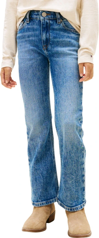 Tommy Hilfiger Girls Flare Vintage Jeans KG0KG09268 Denim (Denim Medium Vintage) 24 Month - Image 1