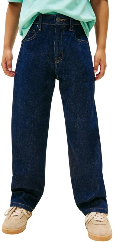 Tommy Hilfiger Boys Relaxed Rinse Jeans KB0KB10039 Denim (Rinse) 18 Month