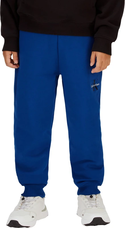 Calvin Klein Unisex Monogram Logo Sweatpant IU0IU00713 Sweatpants, Blue (Admiral Blue), 12 Years - Image 1