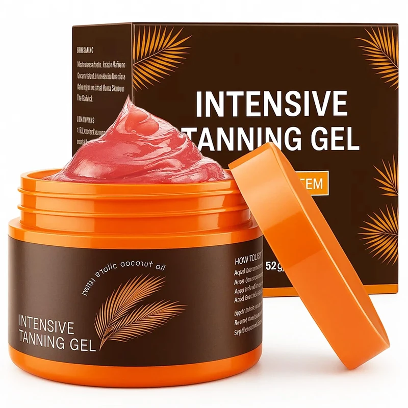 Tanning Accelerator – Natural Tanning Cream & Tan Enhancer for Sunbed & Sun – Lightweight, Moisturising Formula – Deep Tan Accelerator for All Skin Types