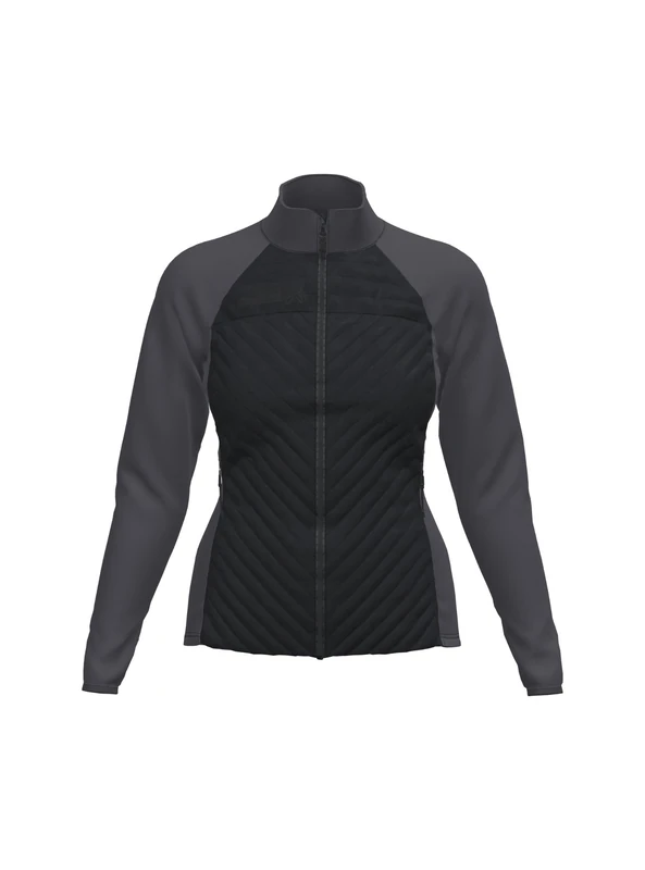 Rock Experience Women's Lancelot Hybrid Woman Jacket Technical, Windproof, Black, M