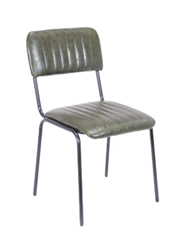 Office Hippo TAVERN SIDE CHAIR | GREEN PU