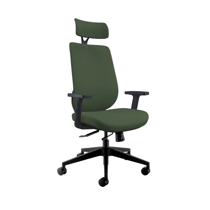 MALDINI HIGH BACK OFFICE CHAIR | GREEN/BLACK