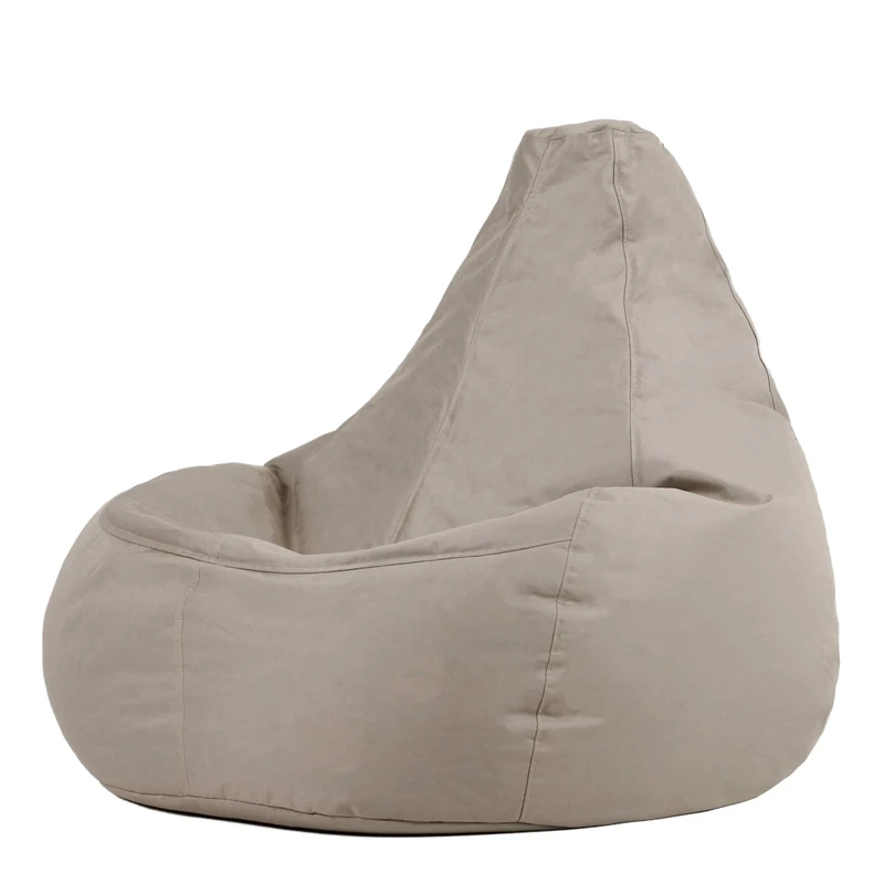 Bean Bag Bazaar Dalton Gaming Bean Bag Chair, Stone Beige, Water Resistant Fabric, Beanbag for Indoor and Outdoor Use with Filling Included, Gaming, Bedroom, Living Room, Garden
