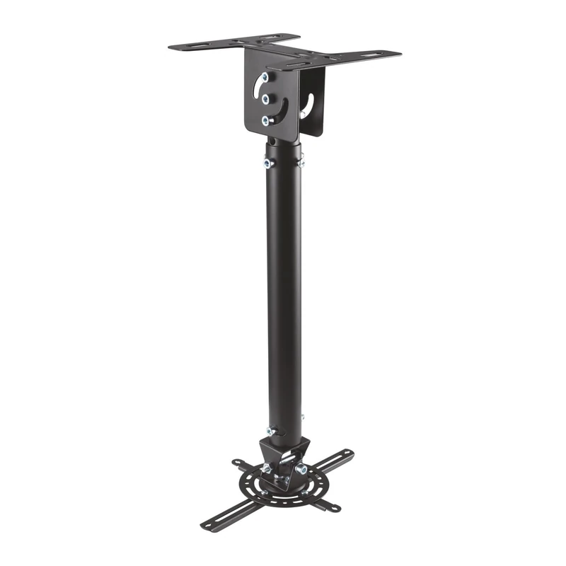 VoltShine Ceiling Projector Bracket Swivel Tilt Extendable 20kg Capacity Black Ideal for Multimedia Installations