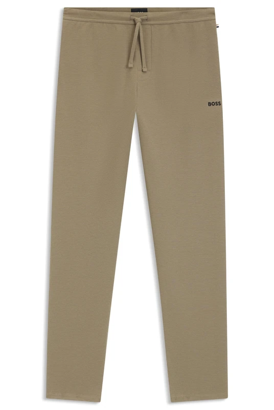 BOSS 10269584 01 Men's Waffle Pants, Open Brown 245, M