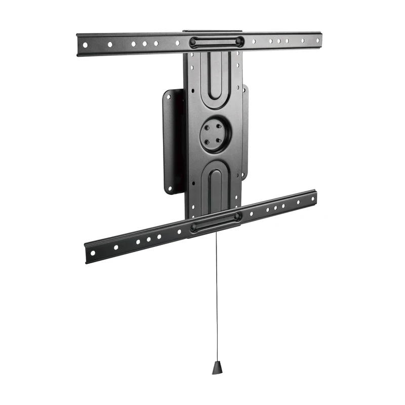Vertical-Horizontal TV and Monitor Stand, Capacity 50 kg, for Screens of 37-80 Inches, Black, Ideal for Home and Office.