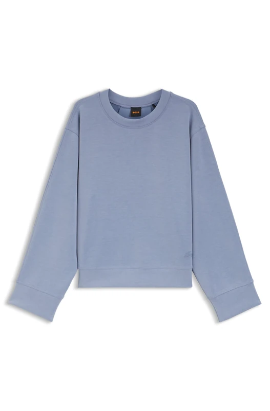 BOSS Women's Sweatshirt, Open Purple 540, L