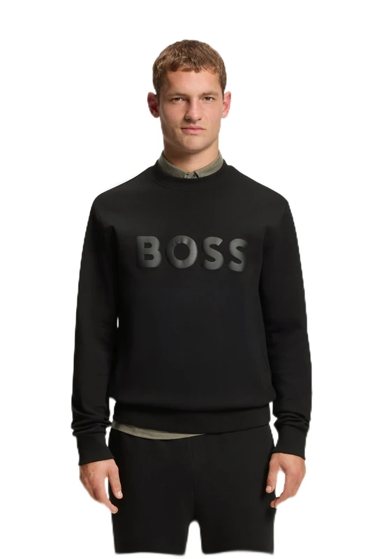 BOSS Men's Sweatshirt, Black 001, XL