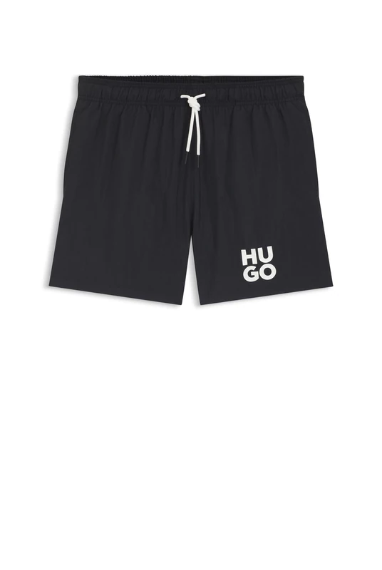 Hugo Men's Swim Shorts, Black 001, XXL