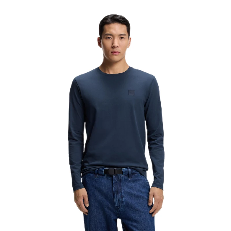BOSS Men's T-Shirt, Open Blue 464, XS