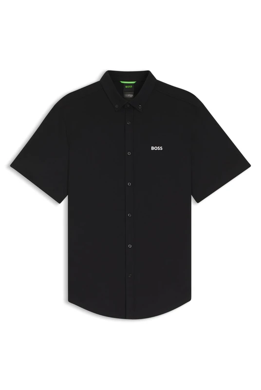 BOSS Mens ST Motion S Regular-fit Shirt in Cotton Jersey