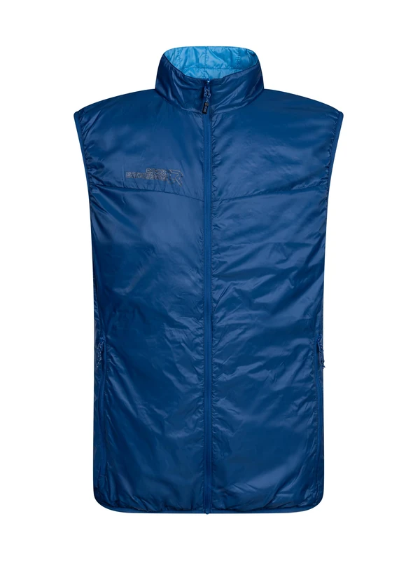 Rock Experience Men's Golden Gate Pack Padded Man Vest Jacket | Smanicato Reversible, Navy Blue Blue, XXL - Image 1