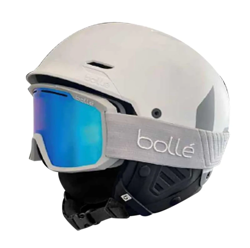 Combo Mute Maddox | Ski Helmet + Ski Goggles | Robust ABS shell with adjustable Click-to-Fit adjustment, optimized ventilation | 100% UV protection, anti-fog and anti-scratch