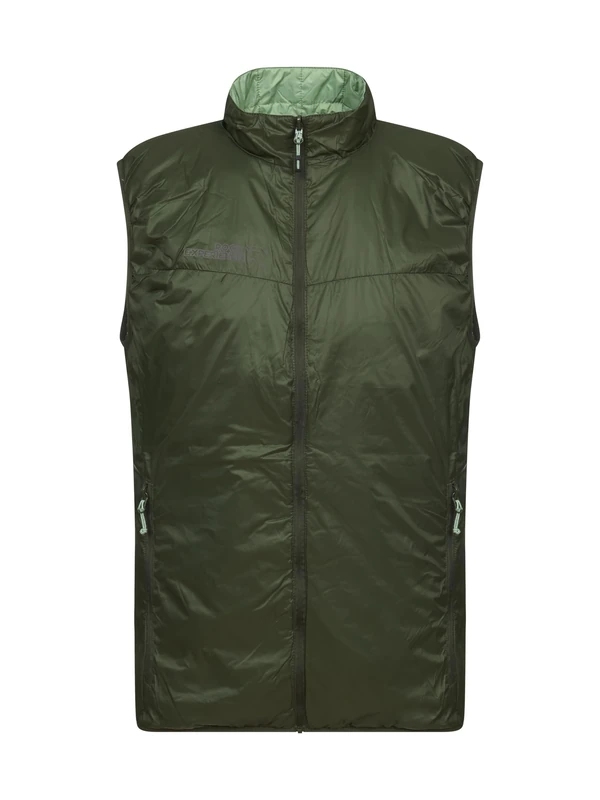 Rock Experience Men's Golden Gate Pack Padded Man Vest Technical Down Jacket, Dark Green/Green/Olive Green, XL