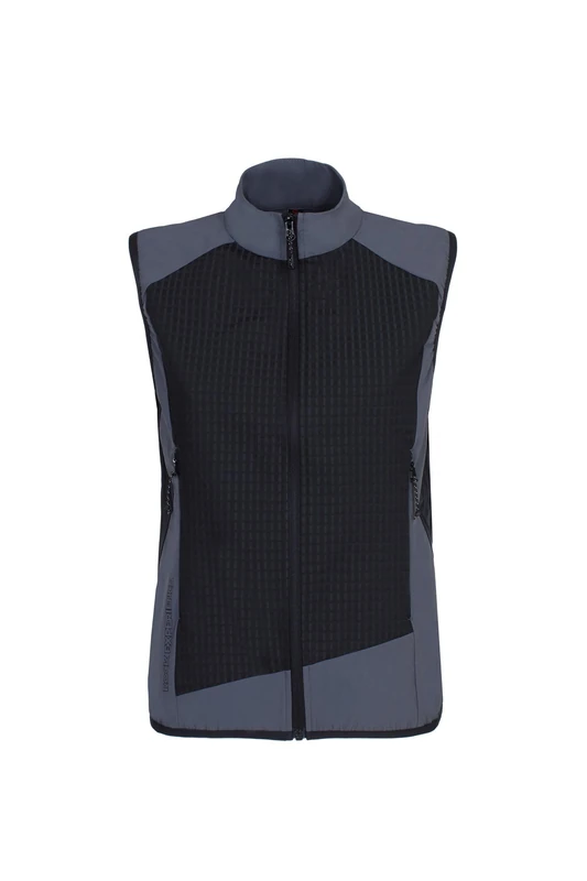 Rock Experience Women's Razor Blade Softshell Woman Vest Jacket | Wind-Proof Sleeveless, Black, XS
