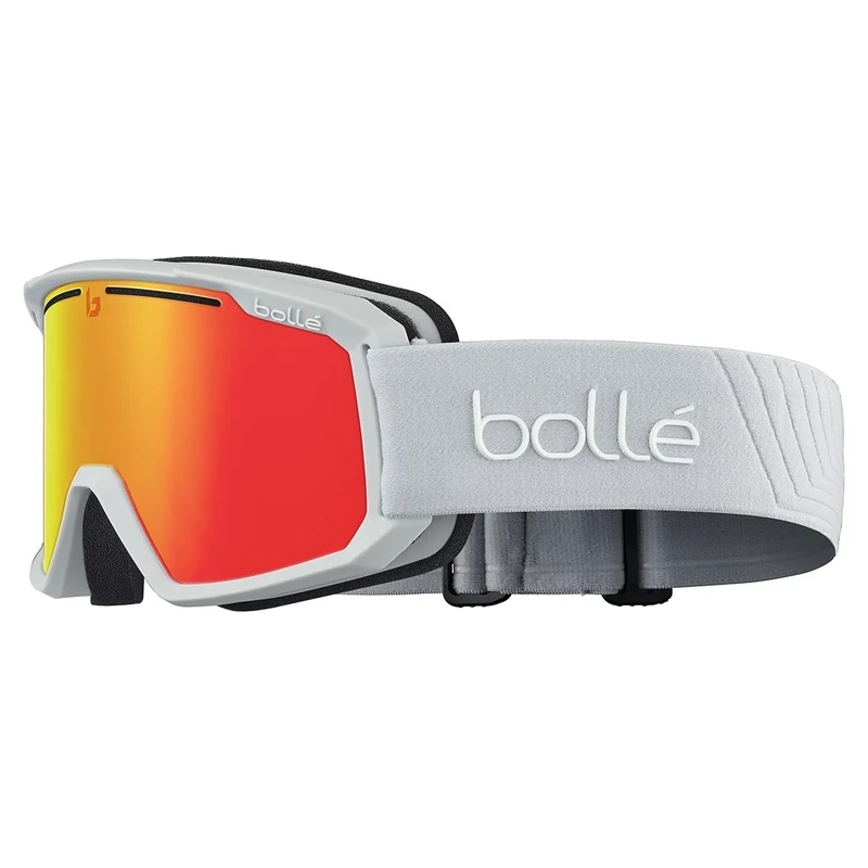 bollé - MADDOX, Lightest Grey Matte, Sunrise Cat 2, Medium, Snow Goggles, Unisex, Adult