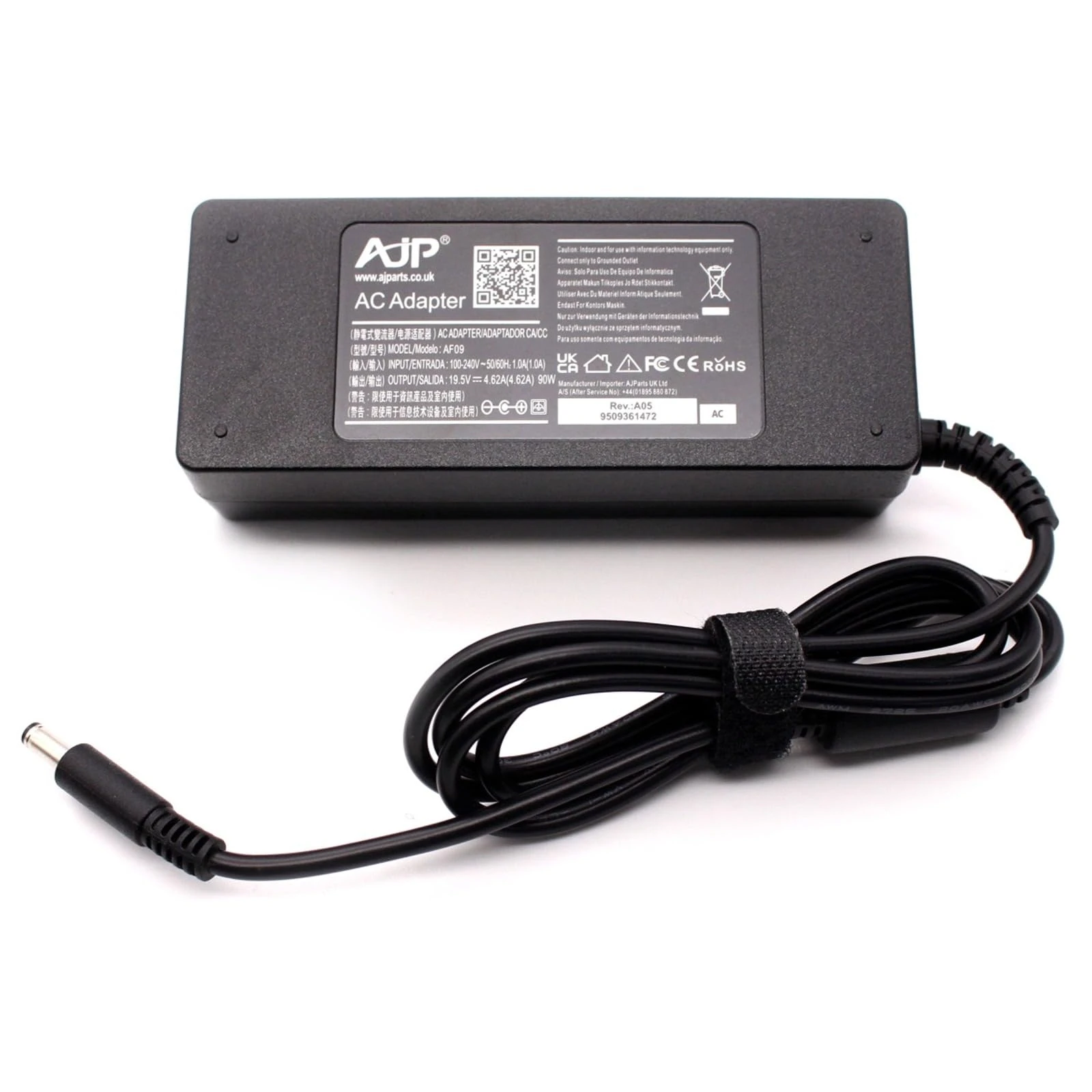 AJP 90W Charger for Dell 24 All-in-One EC24250, 27 All-in-One EC27250, Pro Micro QCM1250, OptiPlex 7010 7020 7040 7050 7060 7070 7080 Micro, OptiPlex 9010 9020 Micro Desktop PC Power AC Adapter PSU