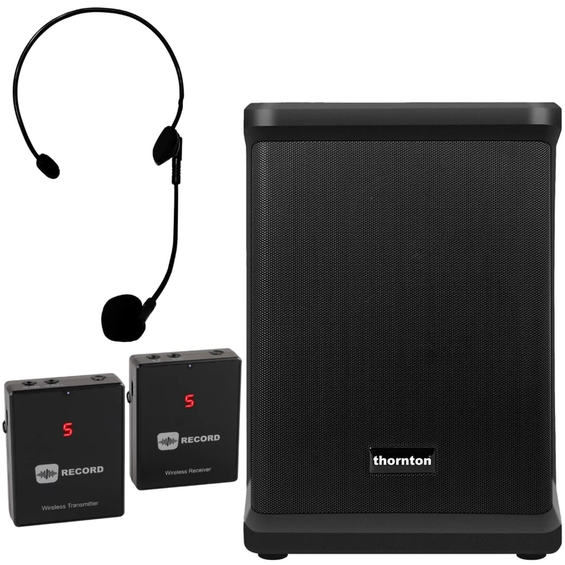 Thornton Auriga-1 Pack Active Speakers with Microphone Wireless Earphone, Remote Control