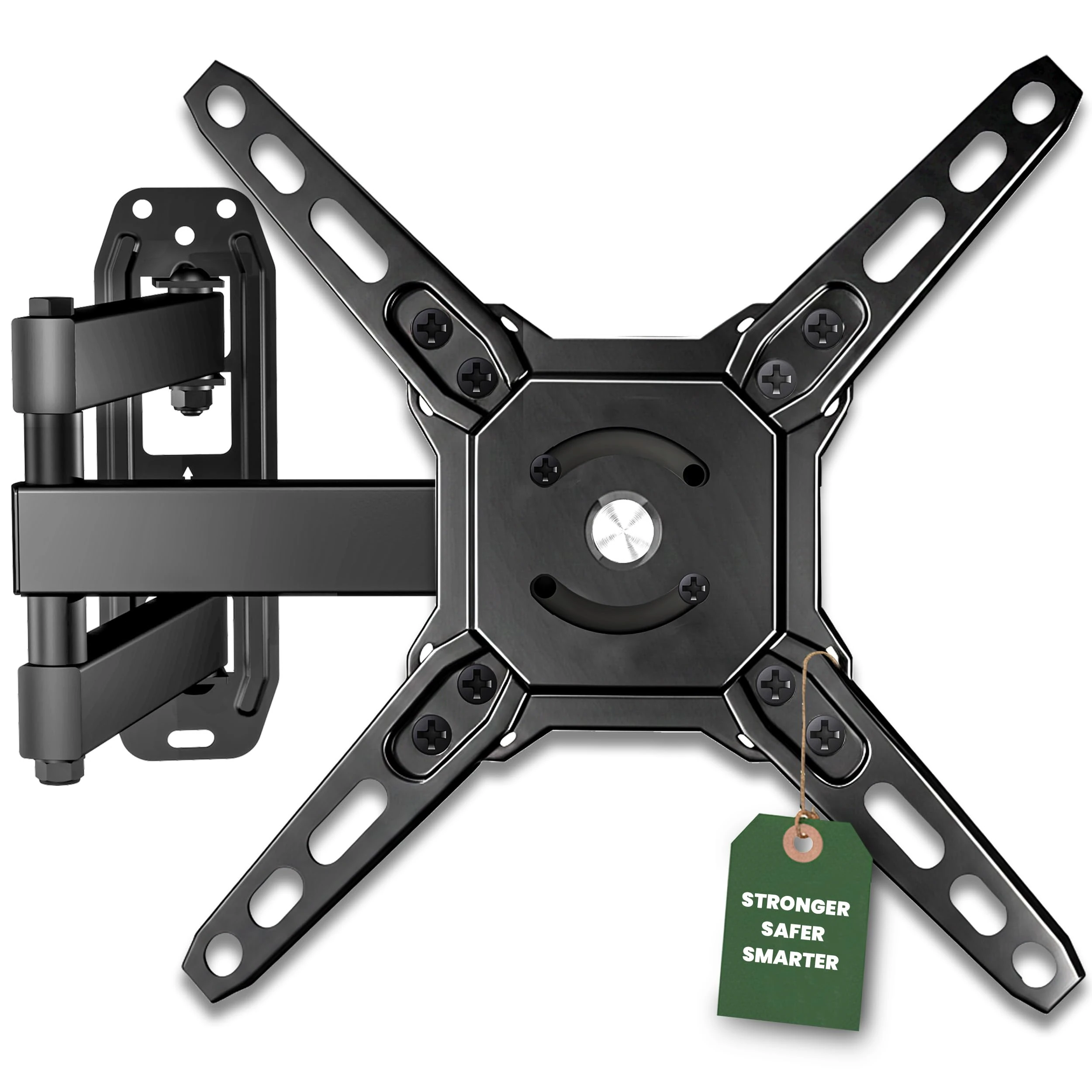 Utopia Home TV Wall Bracket, fits 13-42 inch Flat & Curved TVs, Space Saving Design, Swivels/Tilts/Extends/Rotates, Holds up to 20 Kg, Max VESA 200x200mm