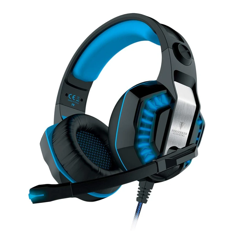 BERSERKER USB 7.1 Gaming Headset - Bass Vibration & LED